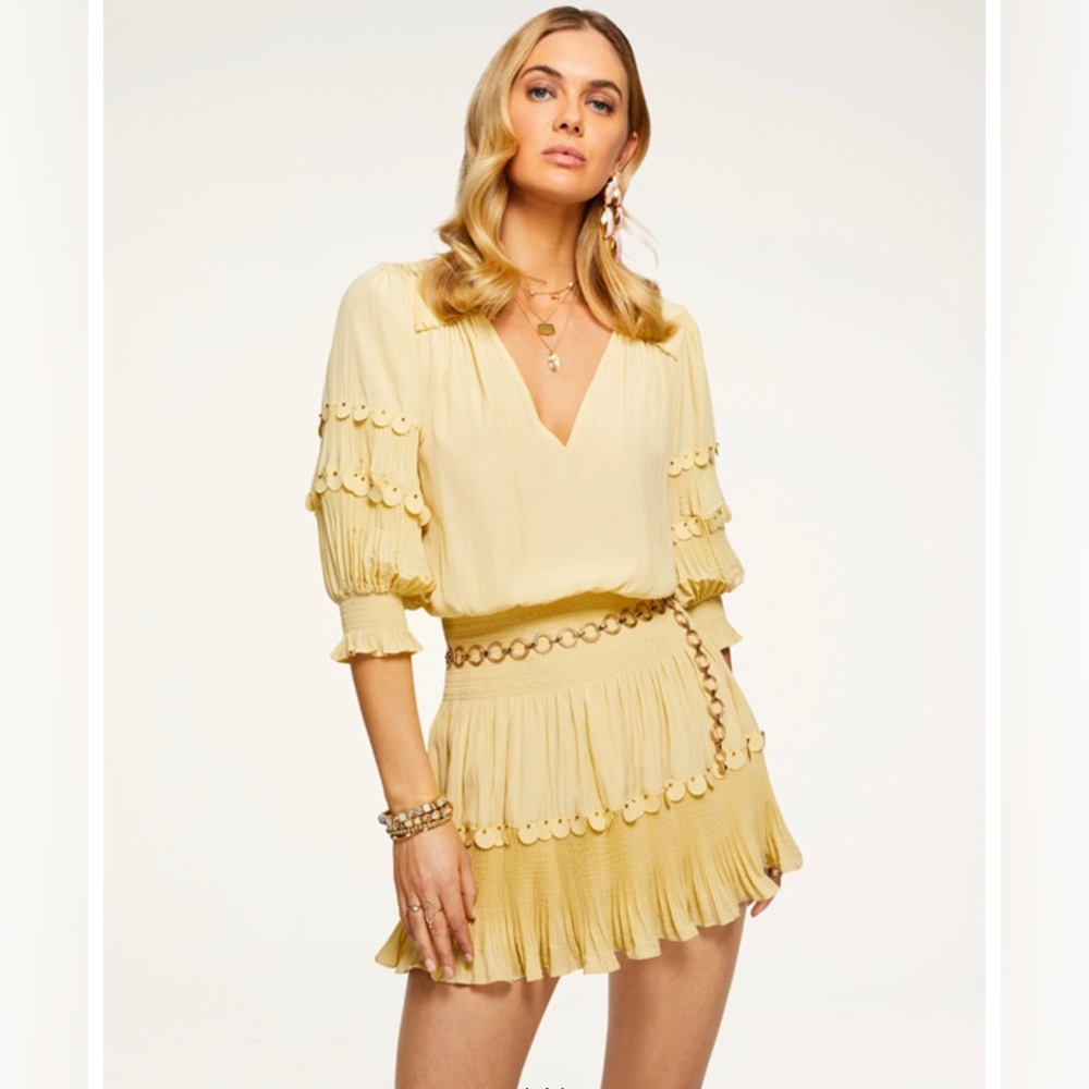 RAMY BROOK
Angelica Tiered Mini Dress